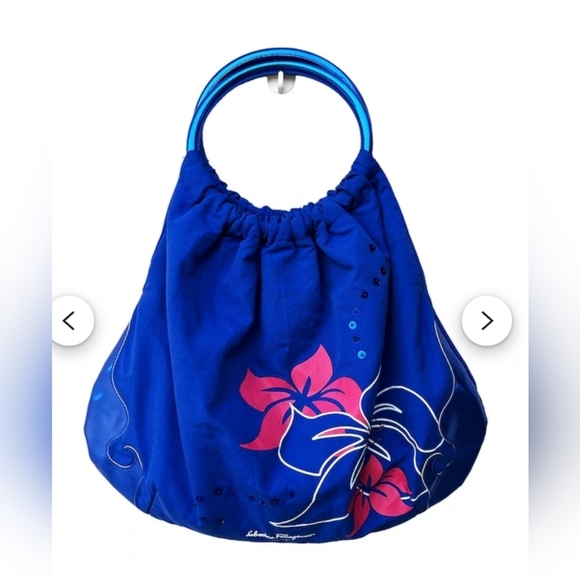 Salvatore Ferragamo Handbags - NWOT Salvatore Ferragamo Blue Handbag Electric blue